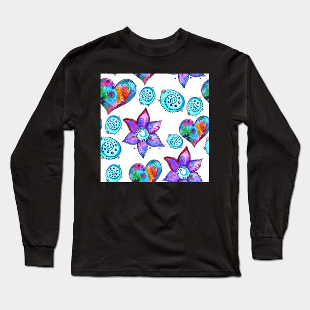 flowers and hearts and other things Long Sleeve T-Shirt by SimoneMonschein